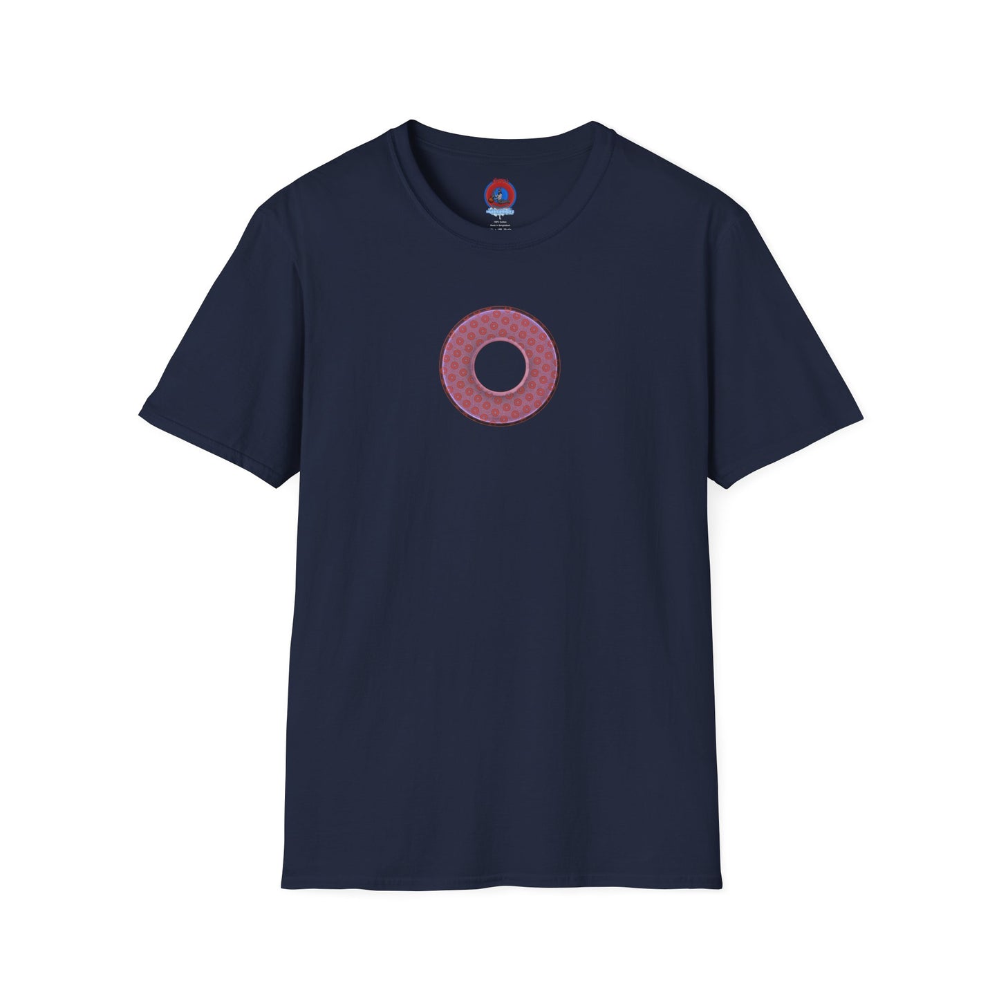 Plain Donuts/Unisex Soft-Style - "Plain Electric Paradoxical Donuts" - pink/mauve donuts