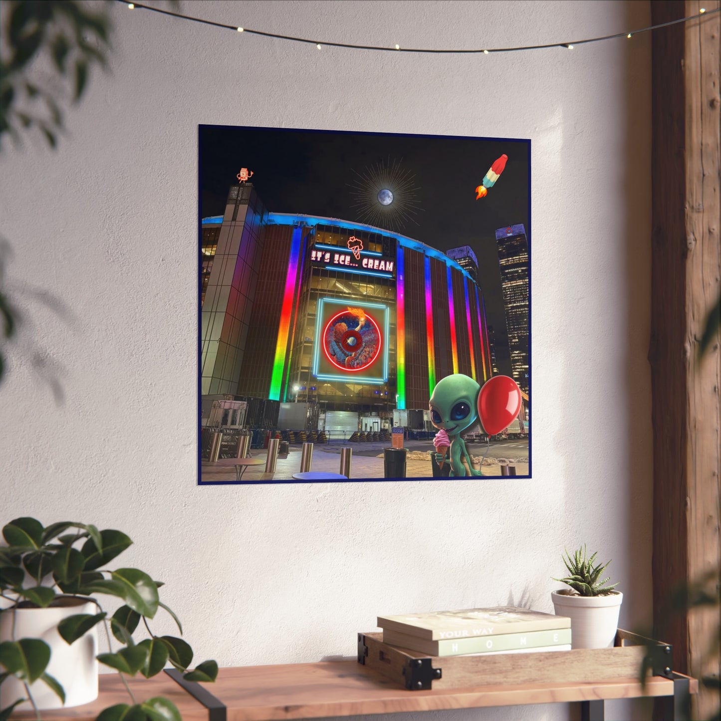 Lumpy Poster Nuts - "It's Icy Out!" - 24" x 24" 220gsm Giclée/matte  - YEMSG 12.28.25 - 12.31.25