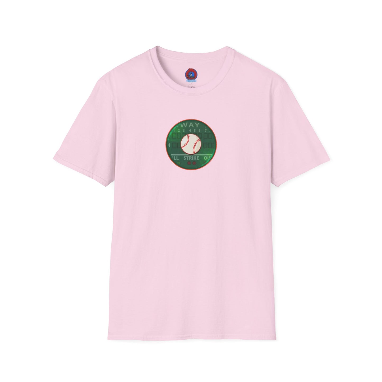 Classic Donut Tee - Unisex Soft-Style - "Phenway Ballpark Donuts" - vivid monsta donut - variant 2