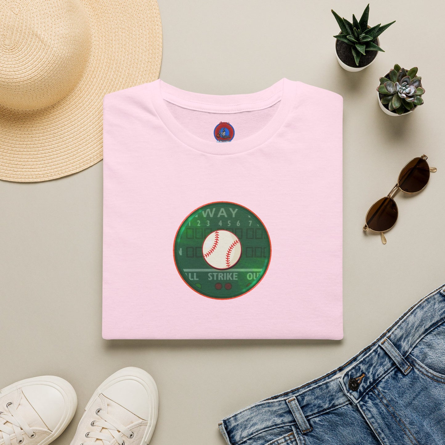 Classic Donut Tee - Unisex Soft-Style - "Phenway Ballpark Donuts" - vivid monsta donut - variant 2