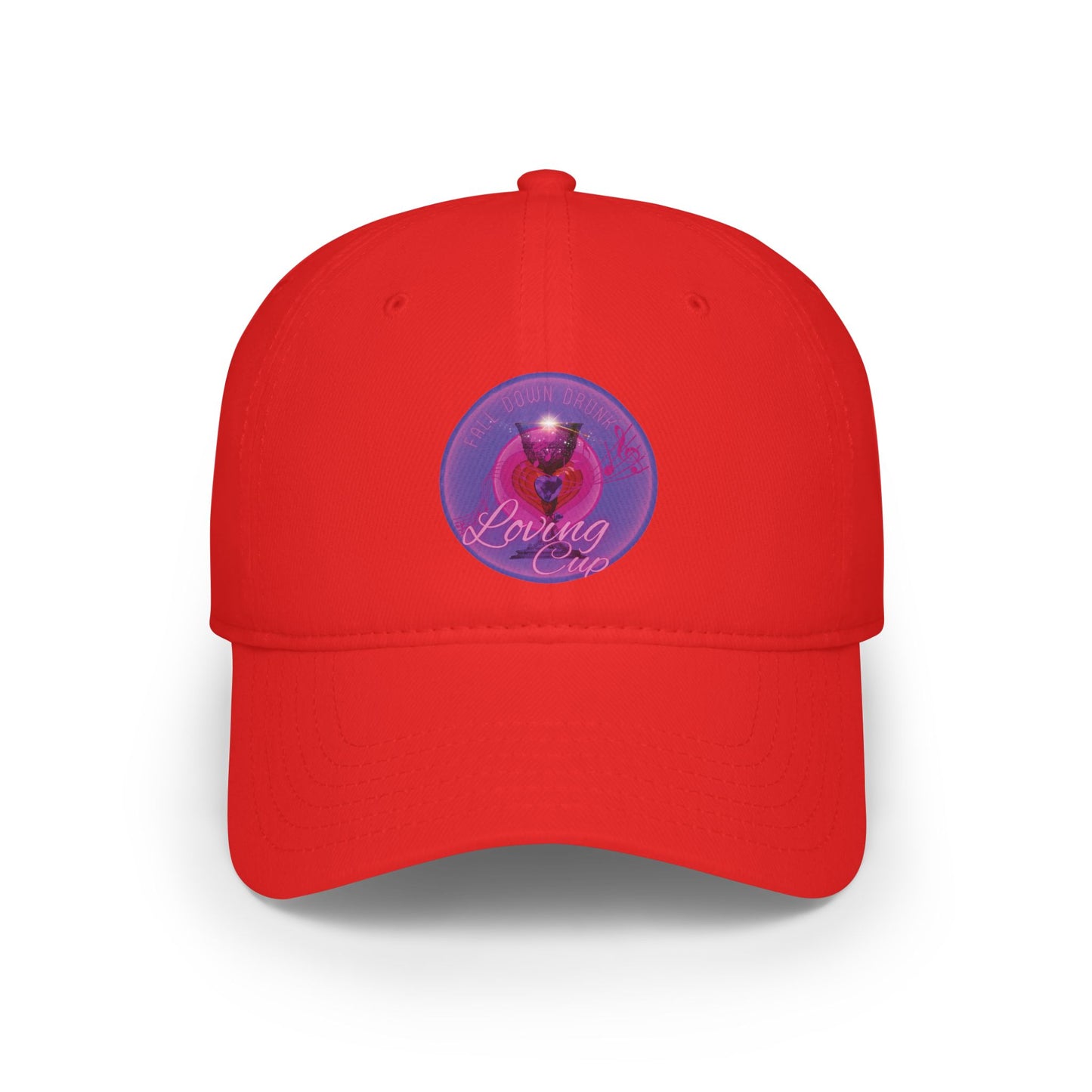 Lumpy Donut Baseball Cap - "The Loving Donut Cap" - vivid purple/magenta donut w/ - [*charitable donut]
