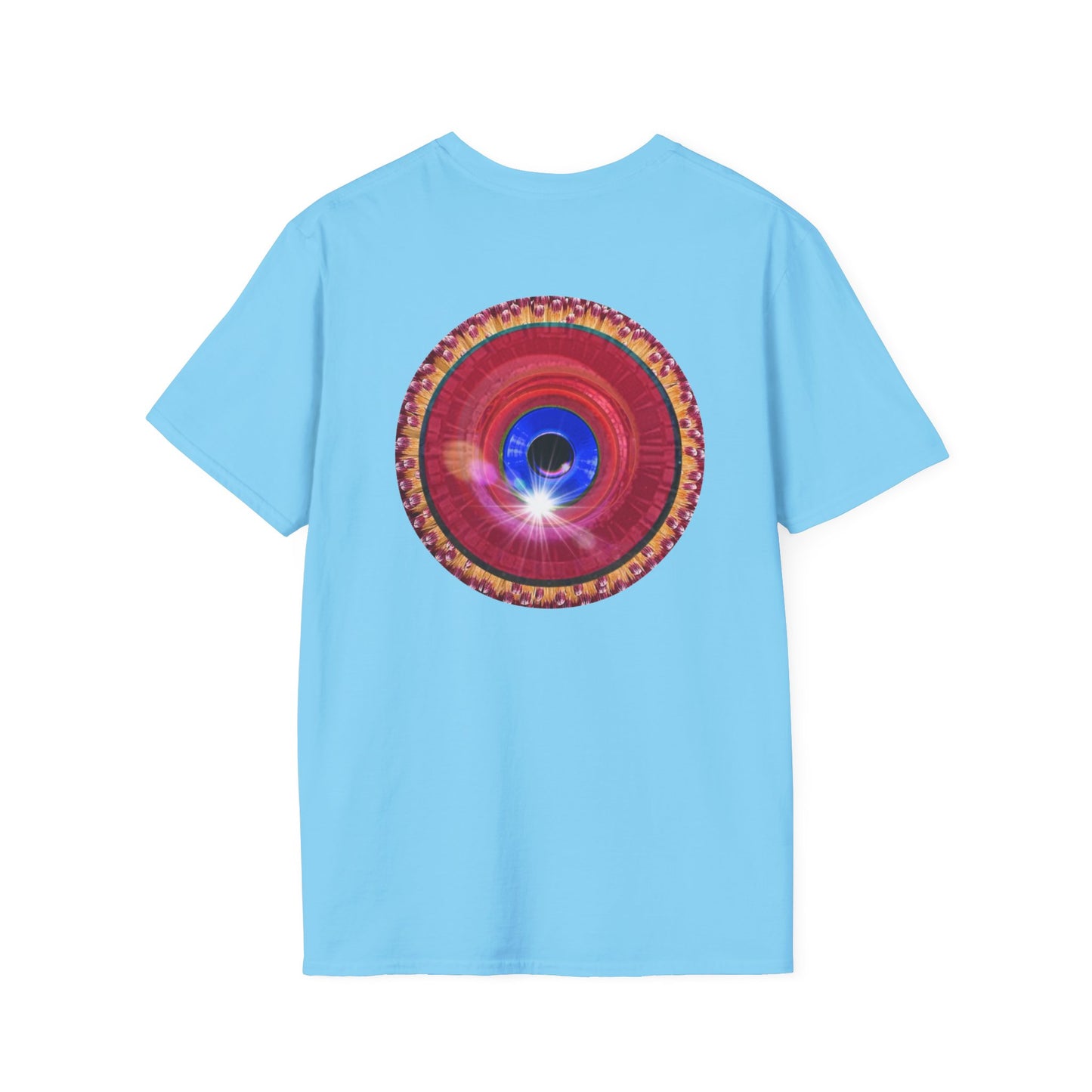 Classic Donut Tee - Unisex Soft-Style - "The Donut made with Solitary Flour" - red donut