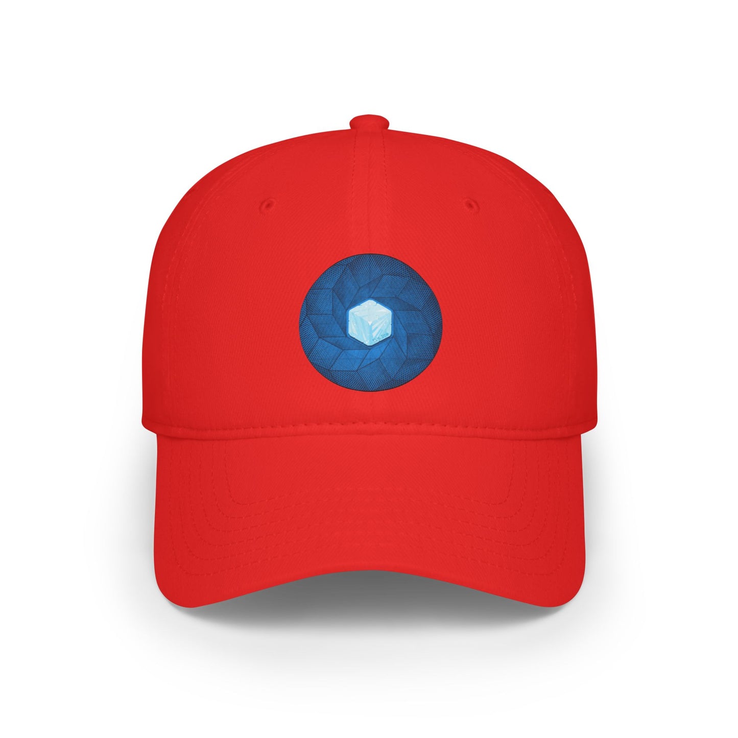 Lumpy Donut Baseball Cap - "It's Ice... Cube's Donut Cap" - variant 2 - blue cube donut w/