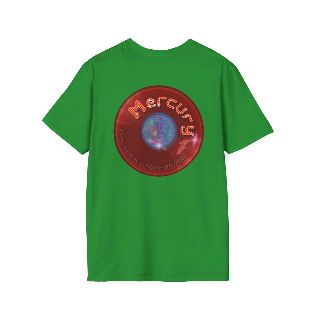 Classic Donut Tee - Unisex Soft-Style - "Donuts of the Gods" - series 1.0 - variant 4 - red donut