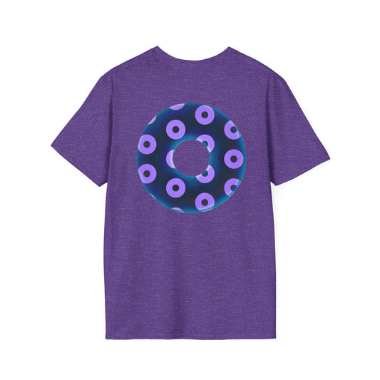 Plain Donuts/Unisex Soft-Style - "Plain Blimpy Paradoxical Donuts" - dark blue/light purple donuts