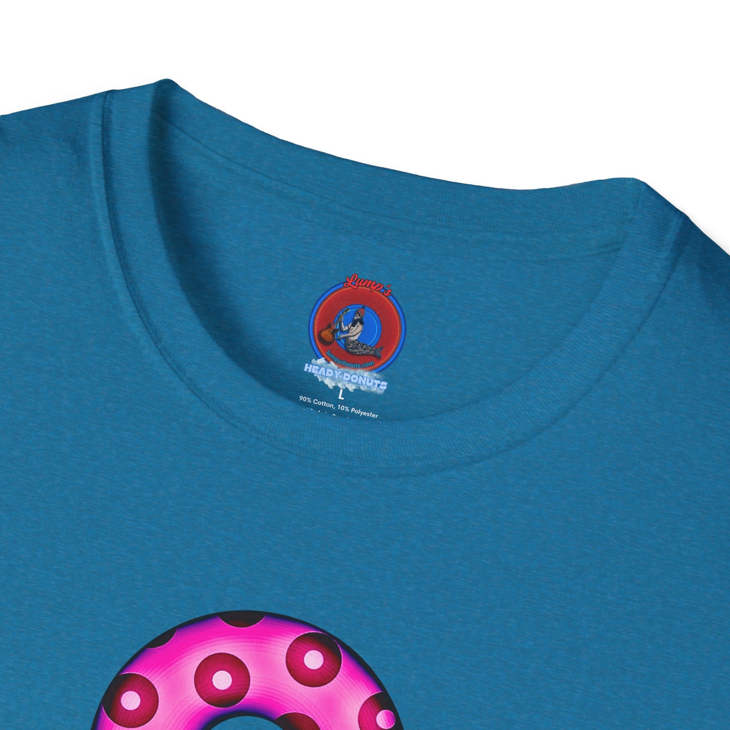 Plain Donuts/Unisex Soft-Style - "Plain Blimpy Paradoxical Donuts" - bright magenta/red donuts