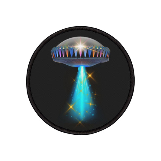 Iron-On Donut Patch - "Mothership Donut Towing Patch" - mothership solo - variant 1