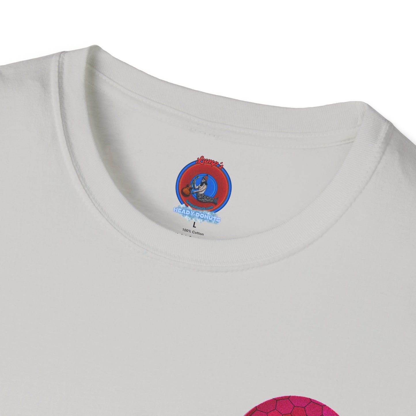 Classic Donut Tee - Unisex Soft-Style - "Limestone Donuts so Large" - variant 5 - green hexadonut