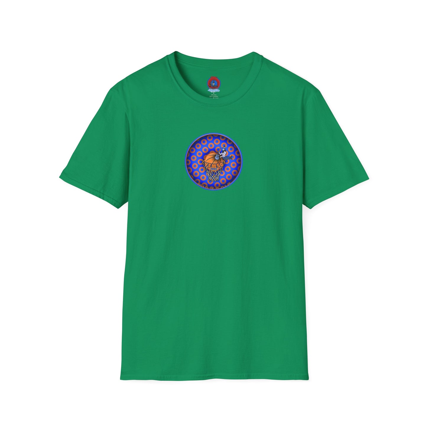 Classic Donut Tee - Unisex Soft-Style - "Diedrich Knickerbocker's Donut" - blue/orange caviar paradox donut - variant 2