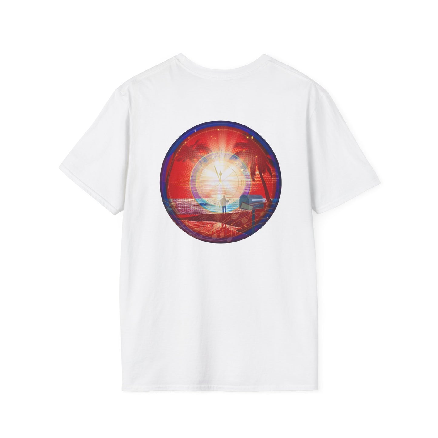 Classic Donut Tee - Unisex Soft-Style - "The Velvet Cake Donut - Sprinkled in Things You'd Say " - series 1.0  - red donut