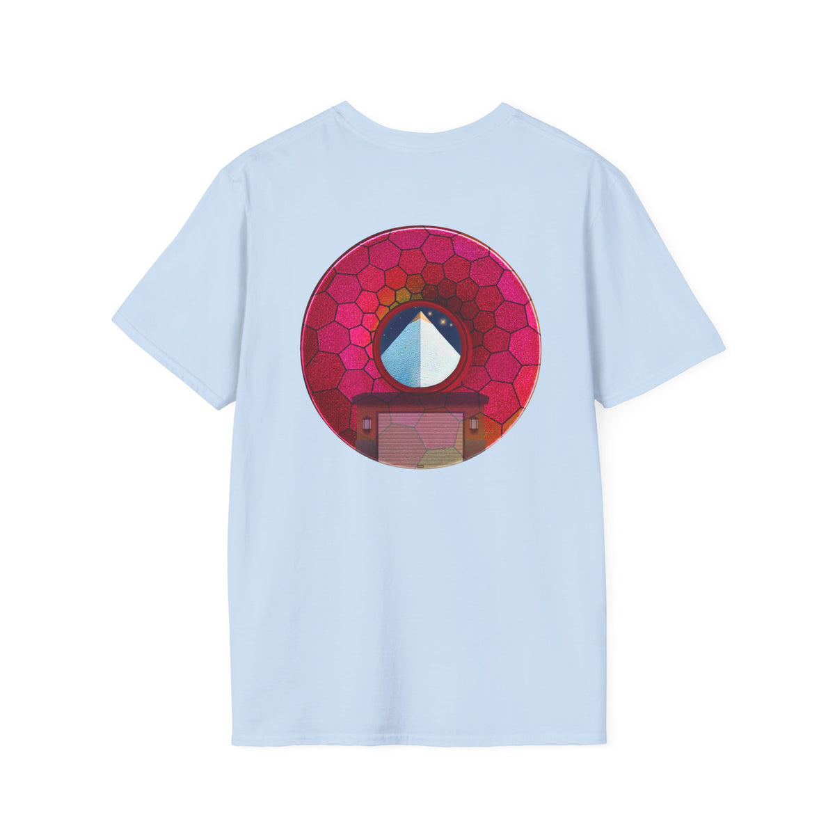 Classic Donut Tee - Unisex Soft-Style - "Limestone Donuts so Large" - variant 6 - green hexadonut