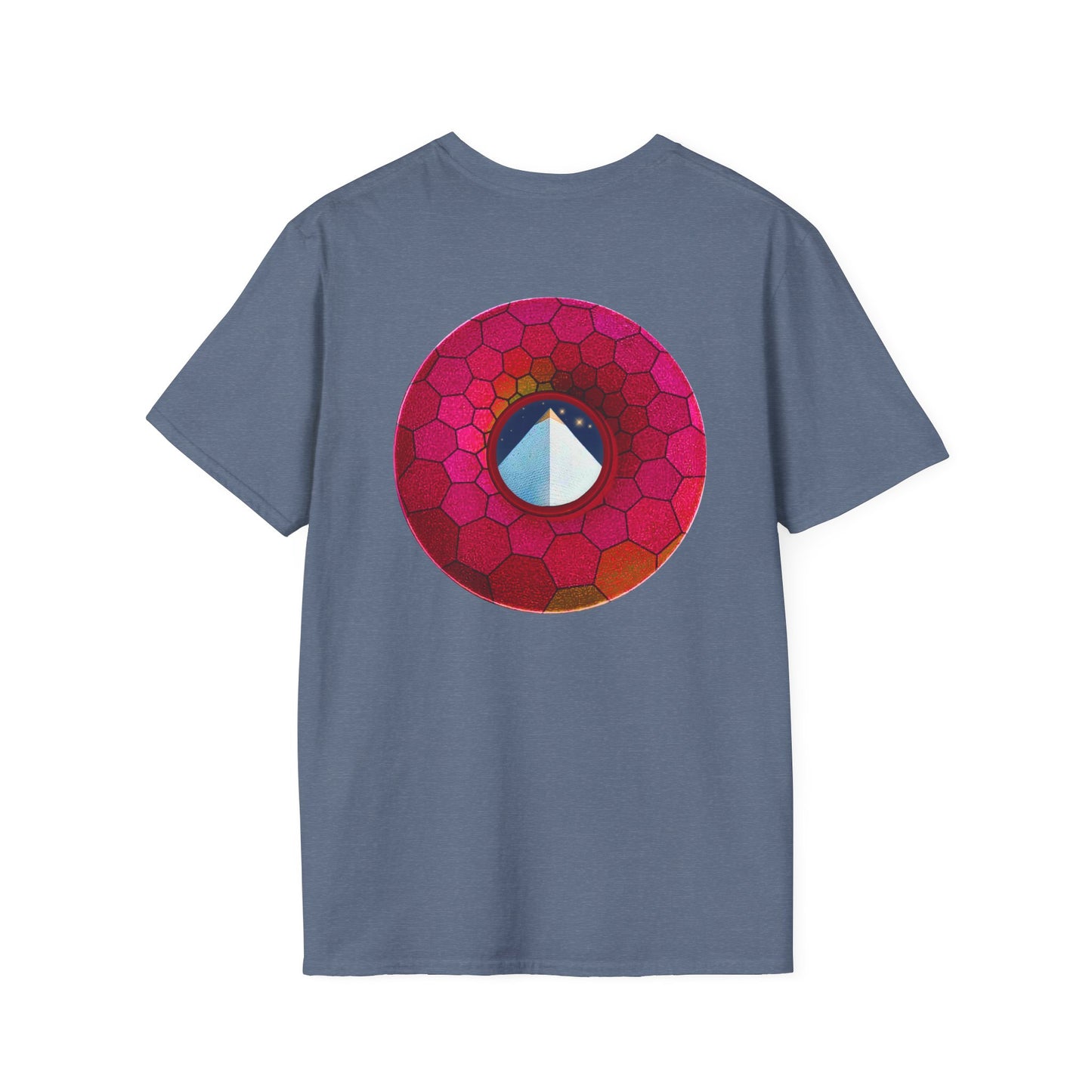 Classic Donut Tee - Unisex Soft-Style - "Limestone Donuts so Large" - variant 5 - green hexadonut