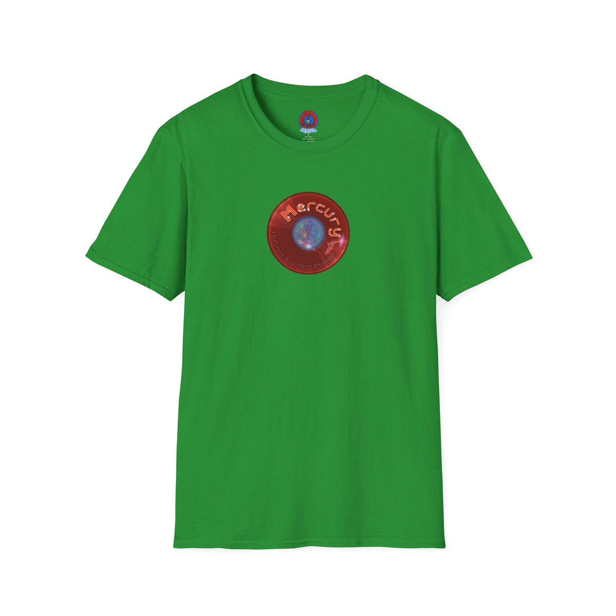 Classic Donut Tee - Unisex Soft-Style - "Donuts of the Gods" - series 1.0 - variant 4 - red donut