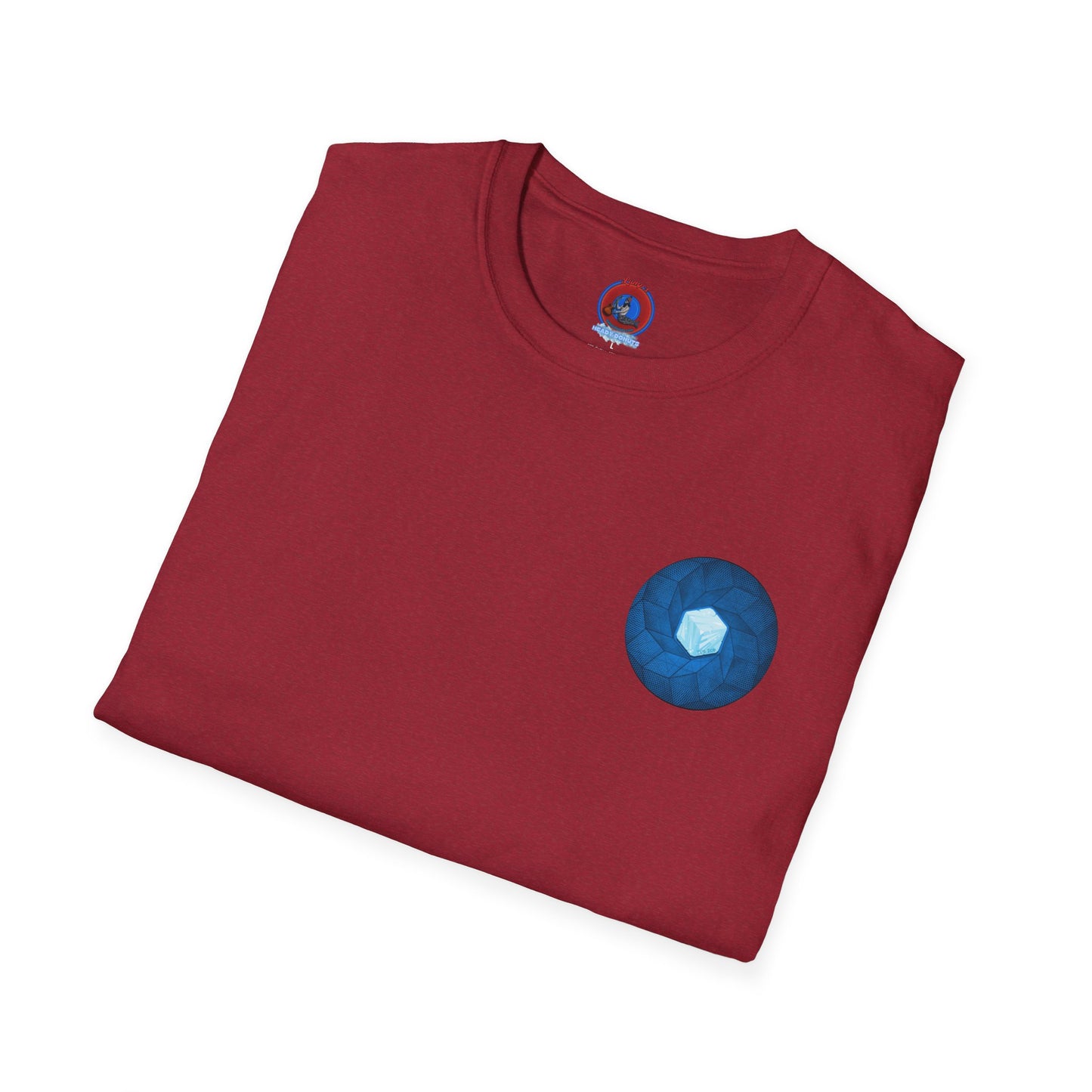 Classic Donut Tee - Unisex Soft-Style - "It's Ice... Cube's Donut" - variant 2 - blue cubed donut