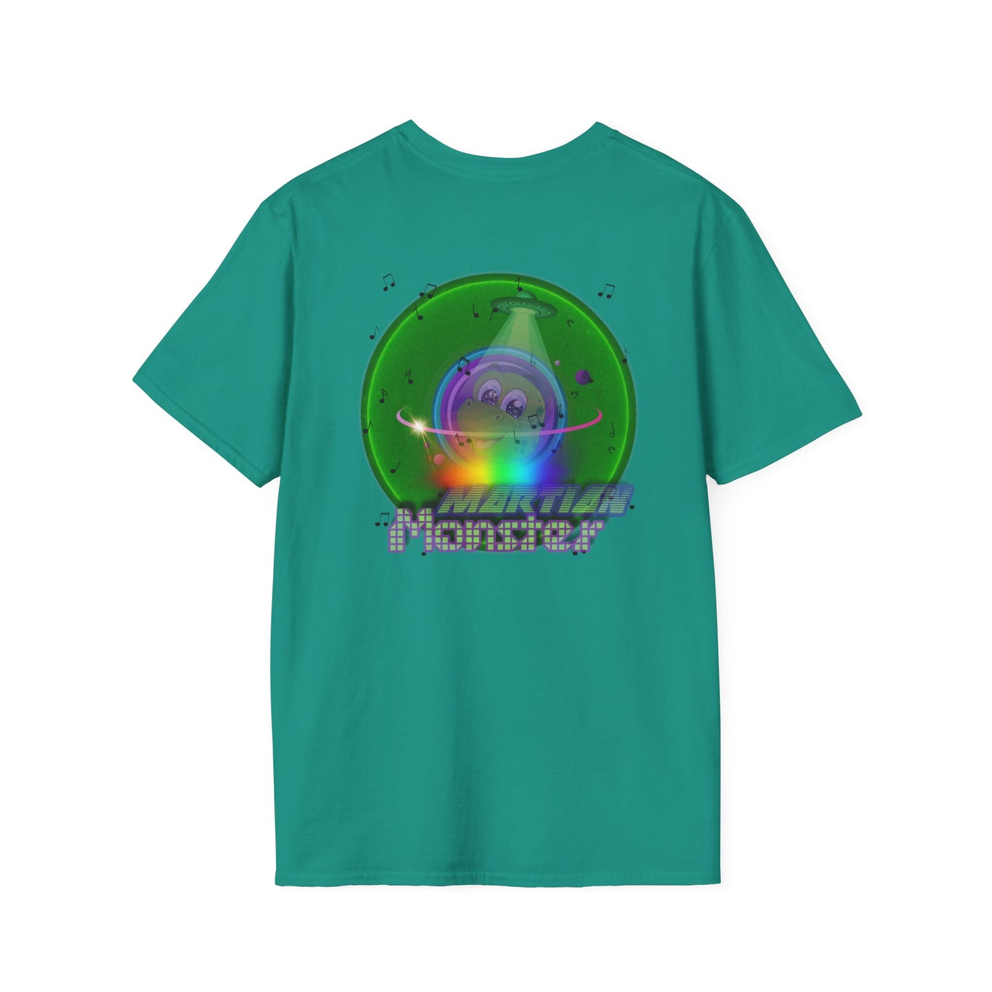 Classic Donut Tee - Unisex Soft-Style - "My Phavorite Martian" - green donut - series 1.0