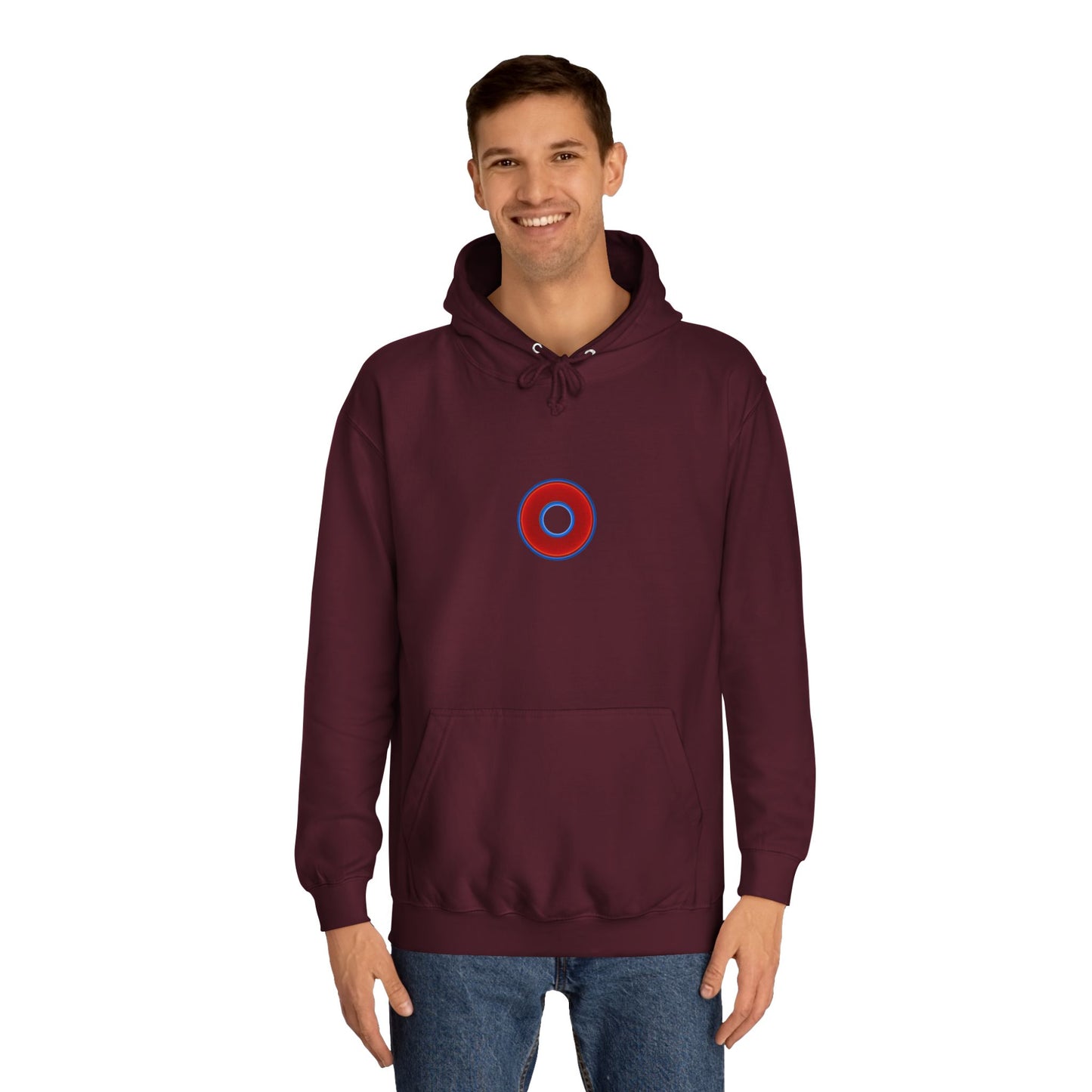 Harriette's Hoodie - with Lumpy Donuts - Official Lumpy Logo - Variant #2 - Red Donuts