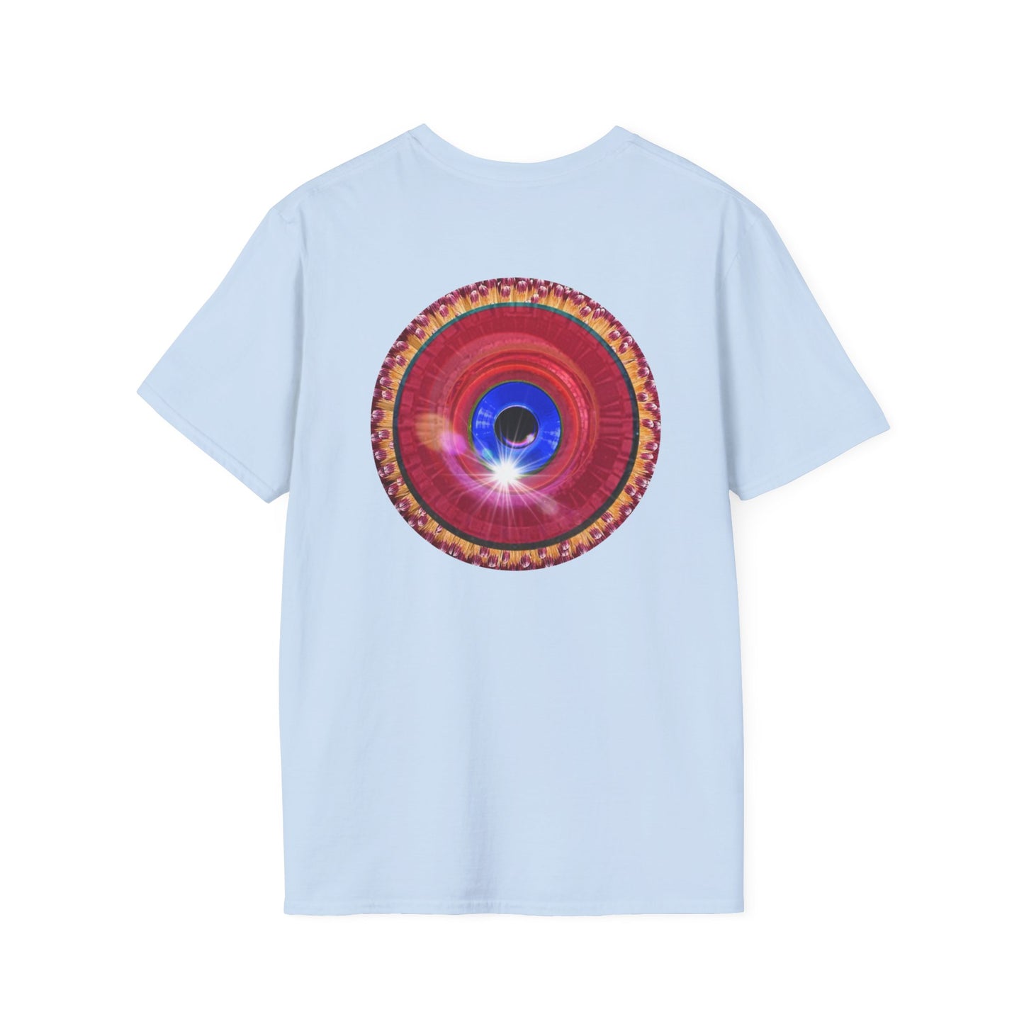 Classic Donut Tee - Unisex Soft-Style - "The Donut made with Solitary Flour" - red donut
