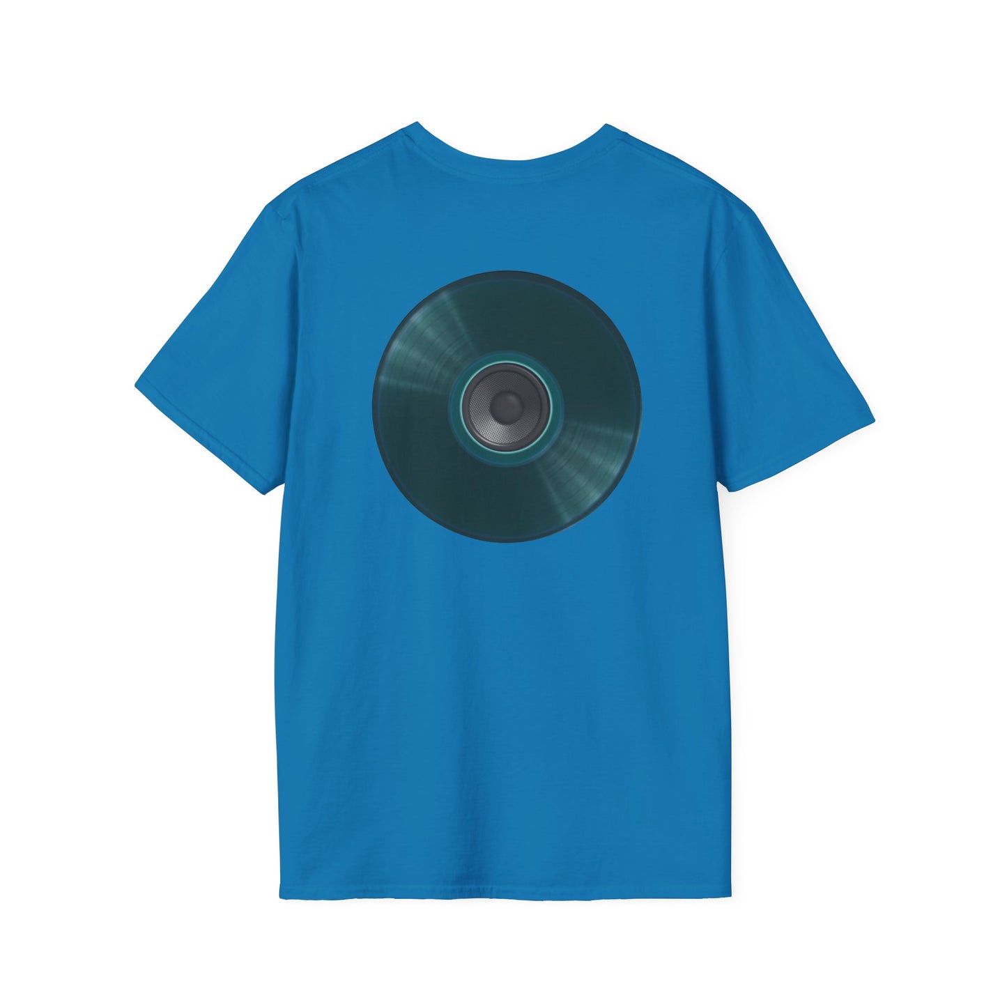 Classic Donut Tee - Unisex Soft-Style - "The Plain Record Donut" - series 1.0 - dark teal green