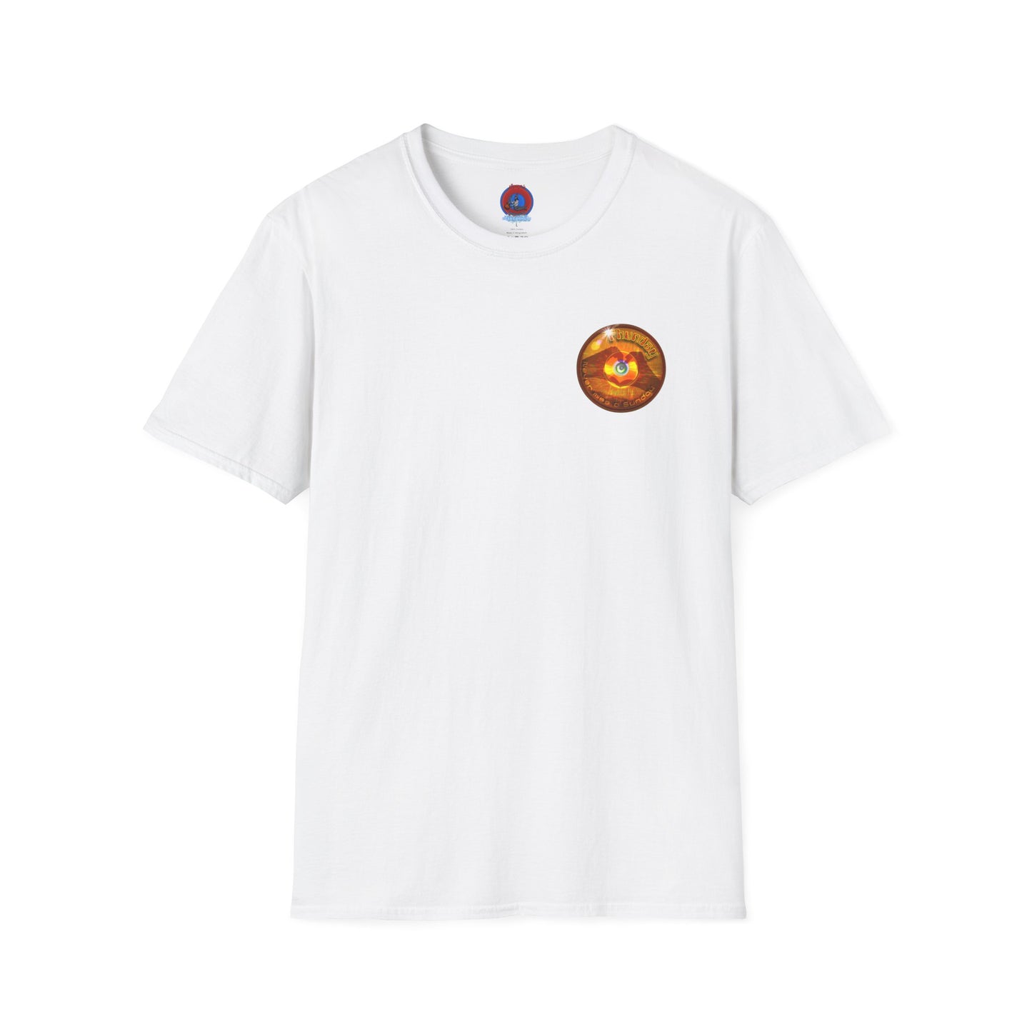 Classic Donut Tee - Unisex Soft-Style - "Sunday Phunday" - series 1.0 - variant 2 - gold donut