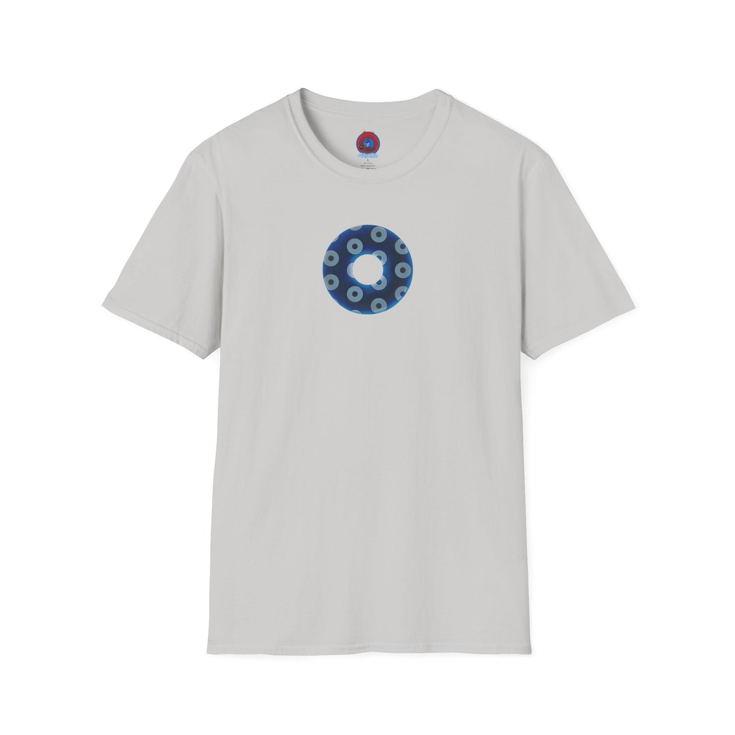 Plain Donuts/Unisex Soft-Style - "Plain Blimpy Paradoxical Donuts" - dark blue/gray donuts