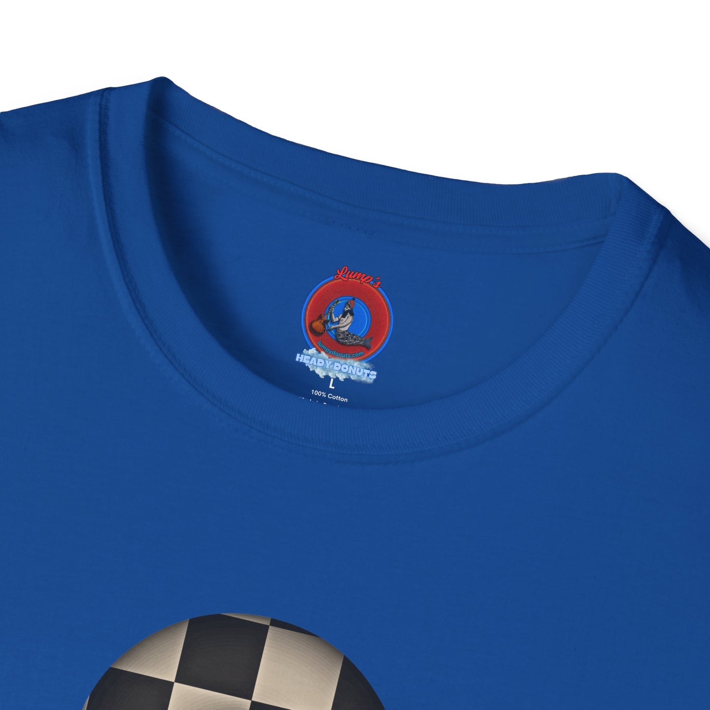 Classic Donut Tee - Unisex Soft-Style - "Bobby Phisher King's Donut no. 95" - chess donut