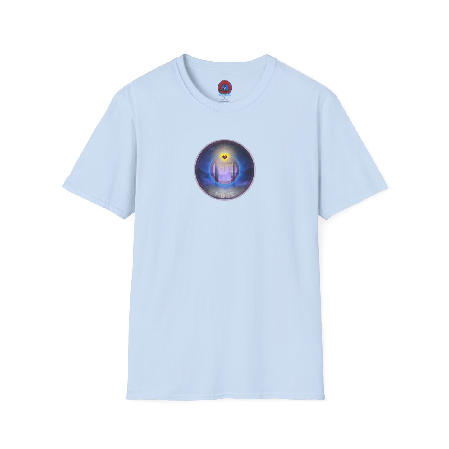 Classic Donut Tee - Unisex Soft-Style - "The Moring Donut' - vivid surreal donut