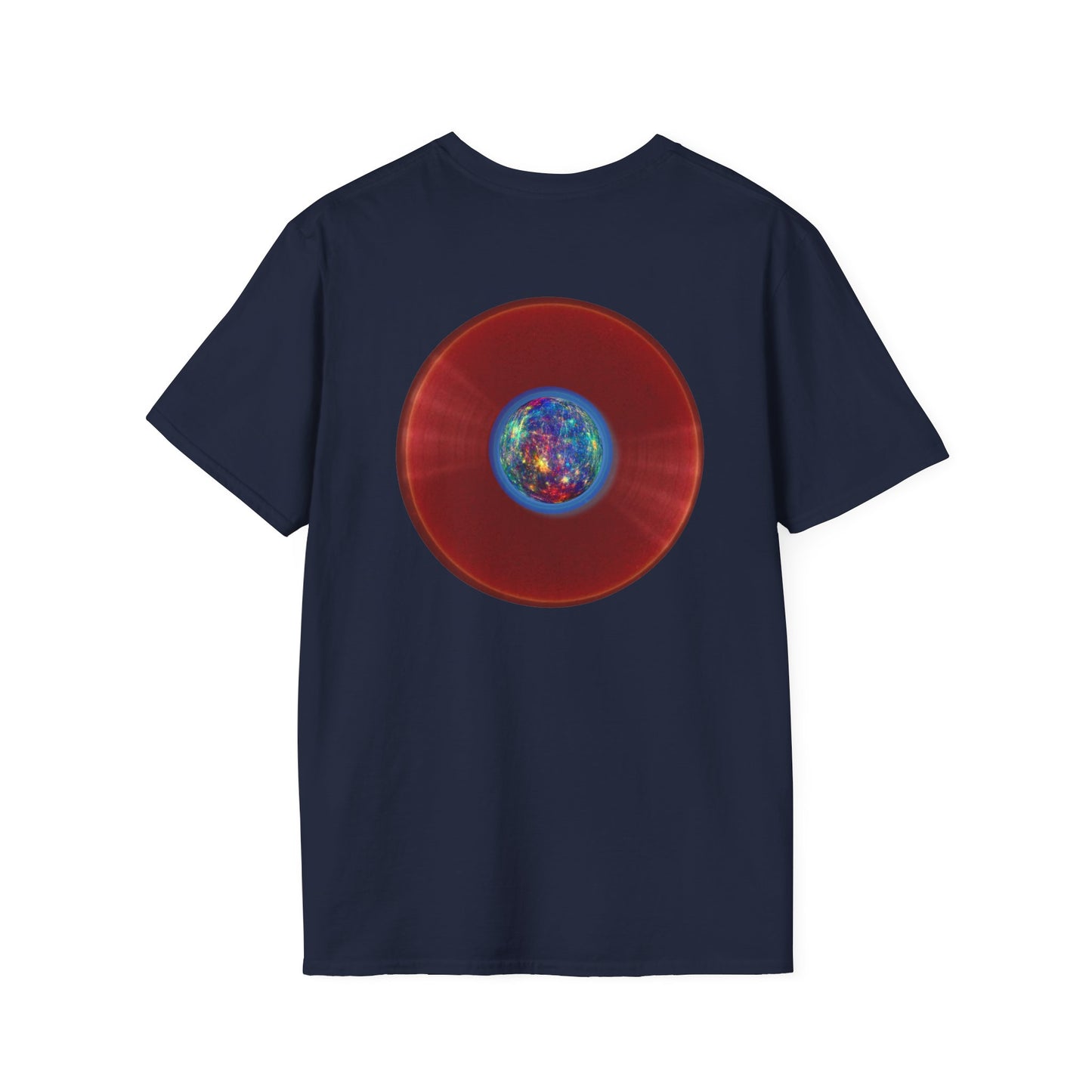 Classic Donut Tee - Unisex Soft-Style - "Donuts of the Gods" - series 1.0 - variant 1 - red donut