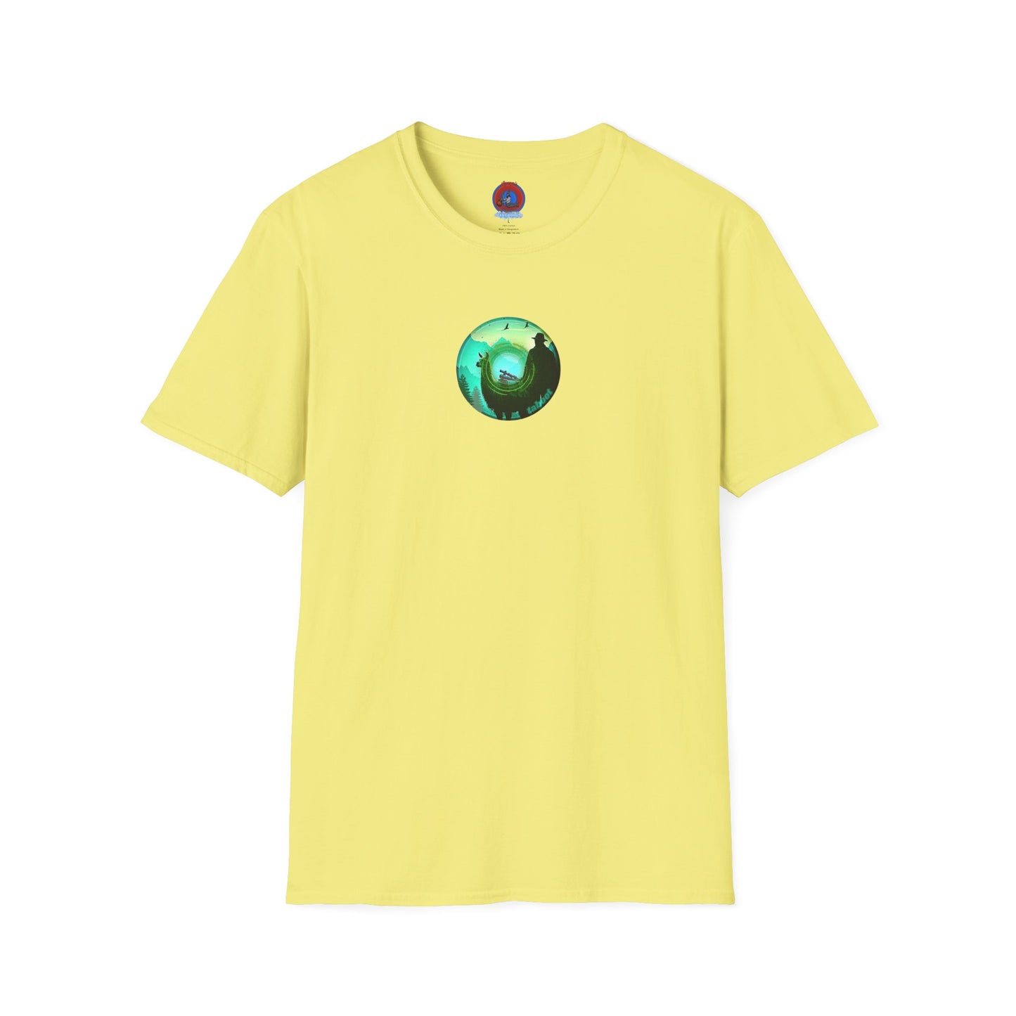 Lumpy Coffee Traders Tee - Unisex Soft-Style - "Taboo, taboot!" - paradoxical logo donut - variant 2 - taboo, taboot front/logo back