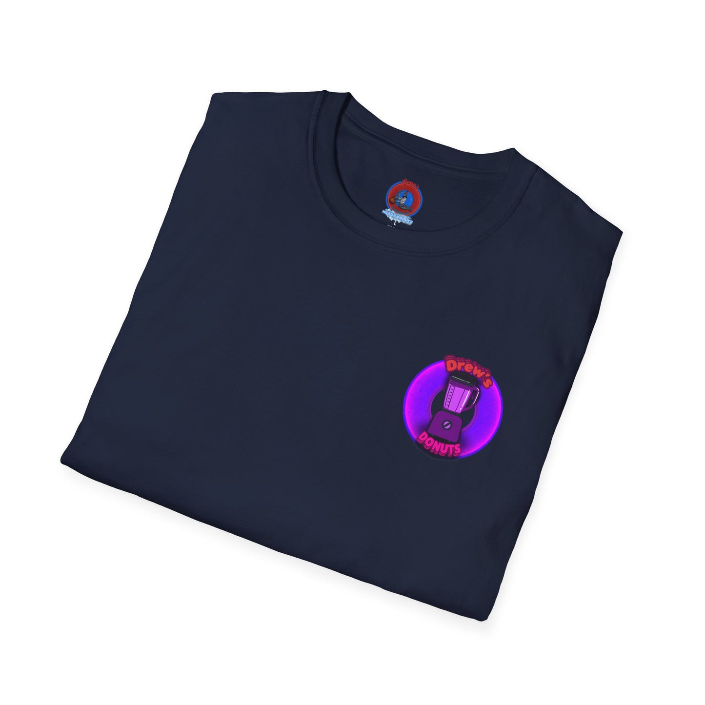 Classic Donut Tee - Unisex Soft-Style - "Drew's Donuts" - series 1.0 - purple donut