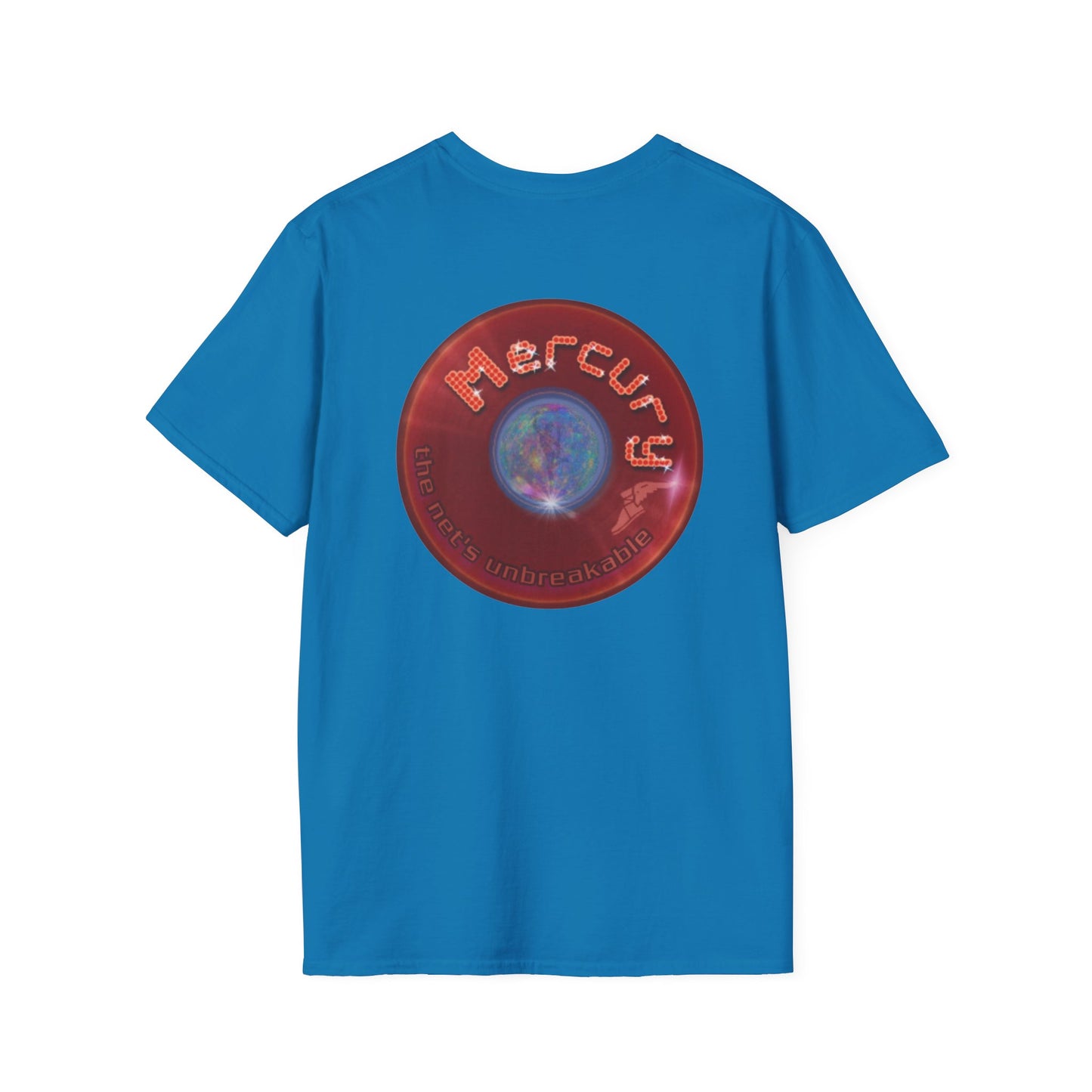 Classic Donut Tee - Unisex Soft-Style - "Donuts of the Gods" - series 1.0 - variant 2 - red donut