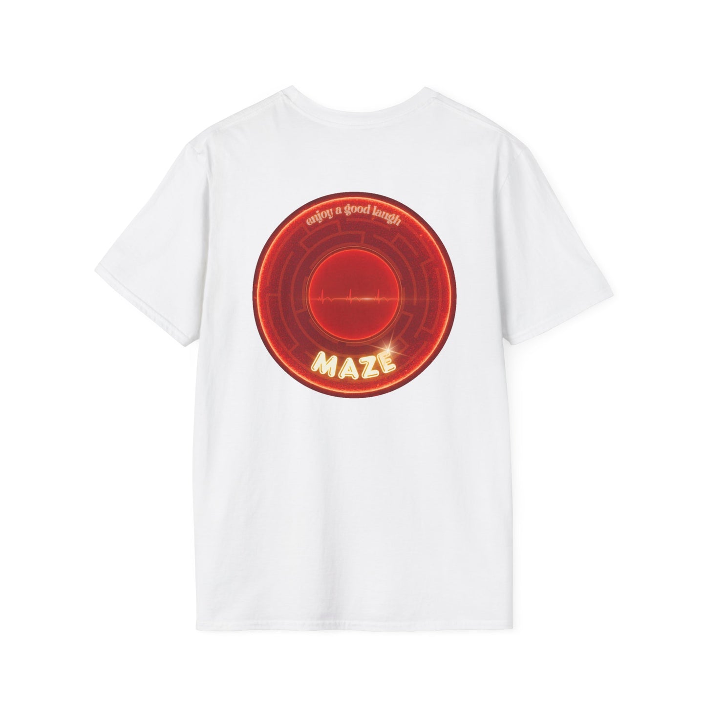 Classic Donut Tee - Unisex Soft-Style - "The Amazing Donut" - series 1.0 - variant 2 - red donut