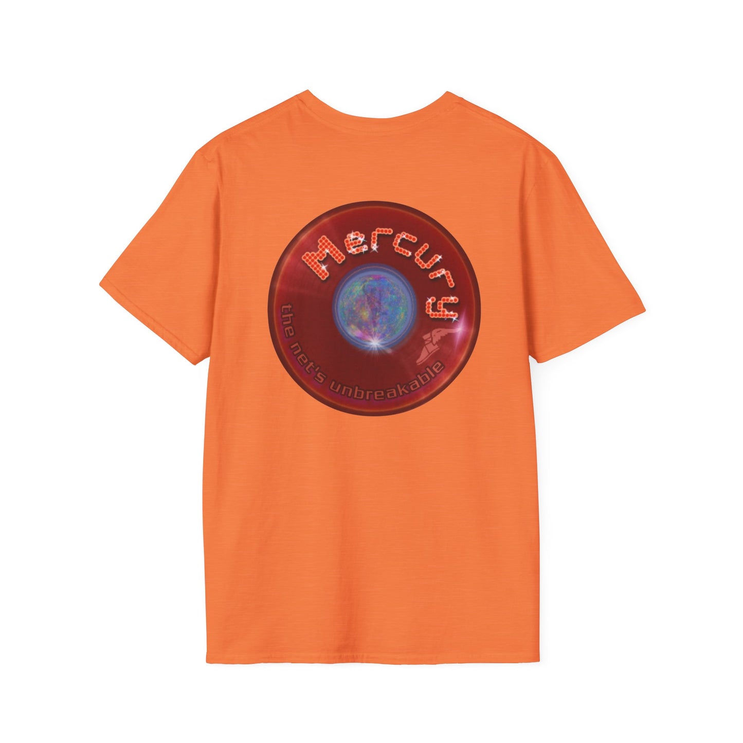 Classic Donut Tee - Unisex Soft-Style - "Donuts of the Gods" - series 1.0 - variant 4 - red donut