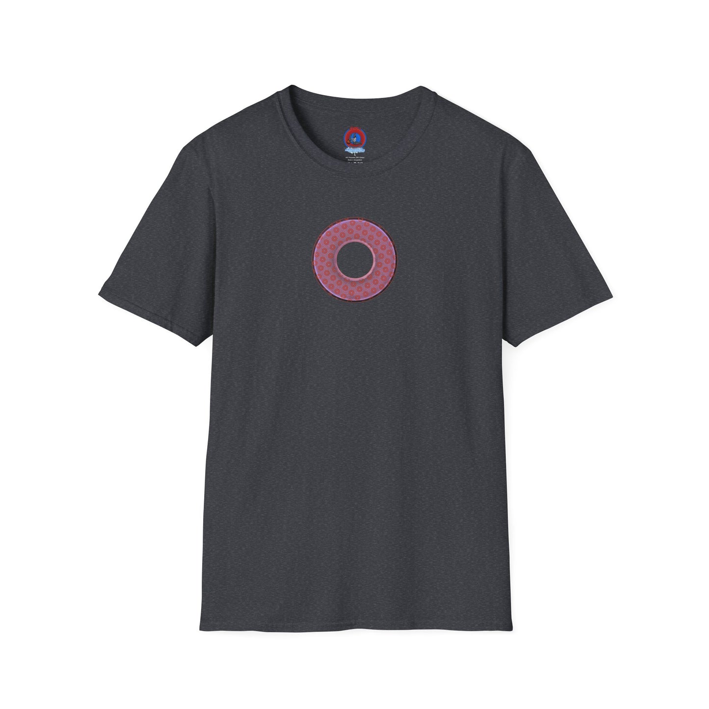 Plain Donuts/Unisex Soft-Style - "Plain Electric Paradoxical Donuts" - pink/mauve donuts