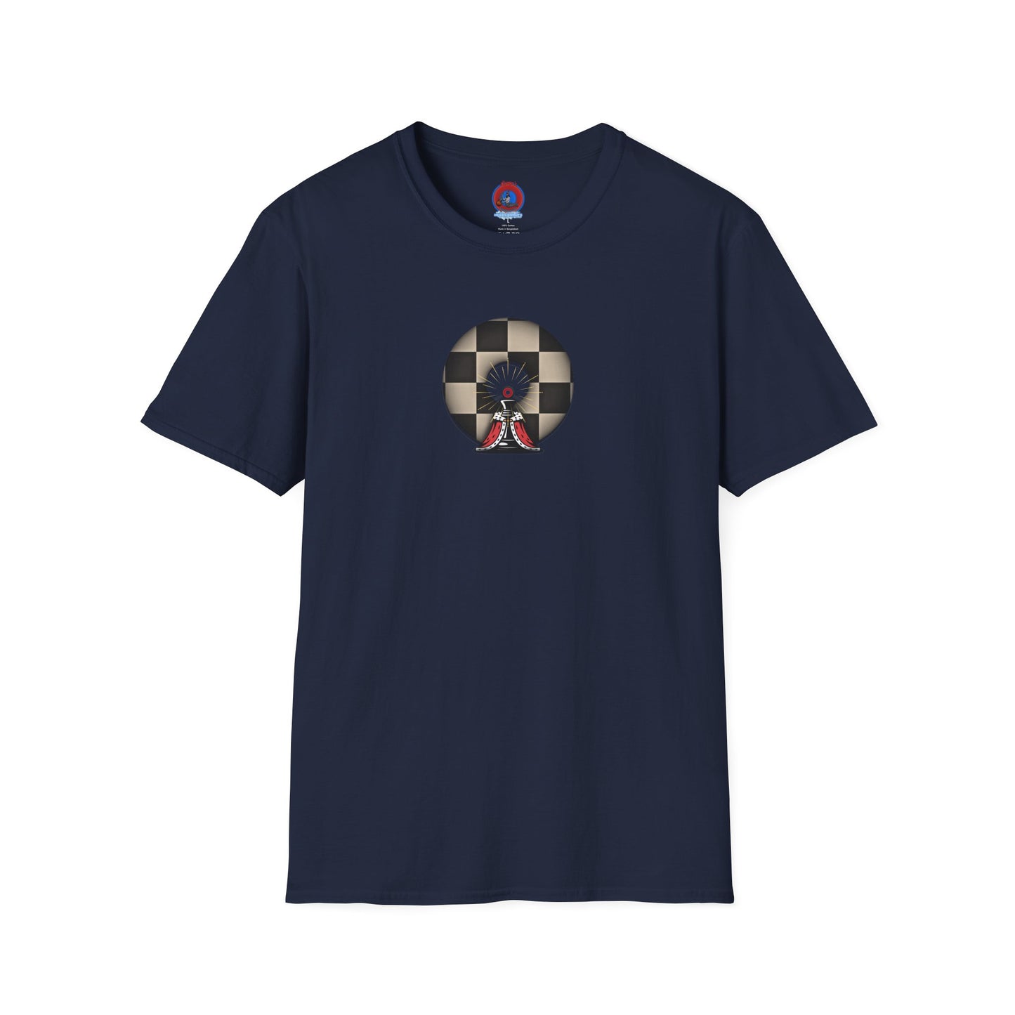 Classic Donut Tee - Unisex Soft-Style - "Bobby Phisher King's Donut no. 95" - chess donut