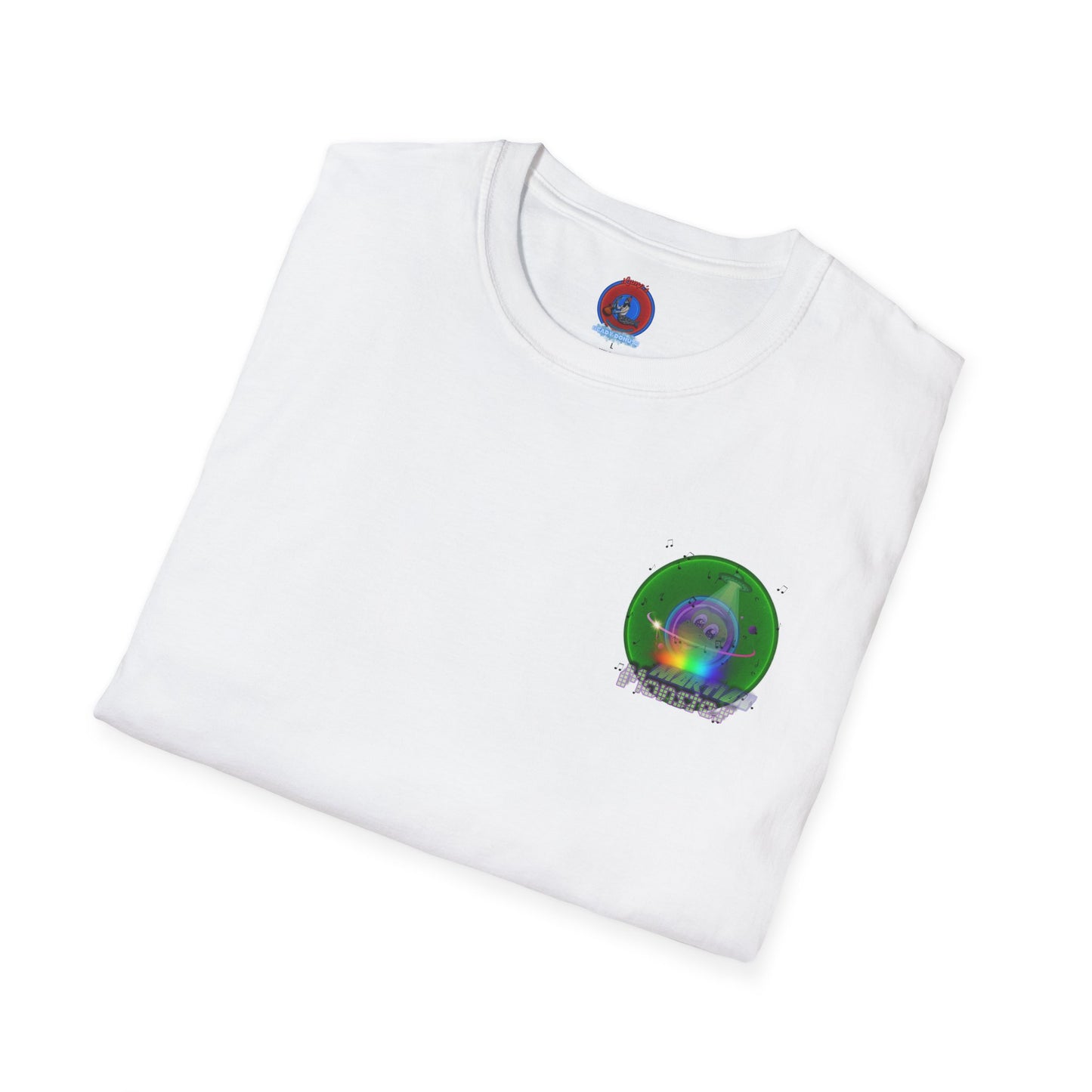 Classic Donut Tee - Unisex Soft-Style - "My Phavorite Martian" - green donut - series 1.0