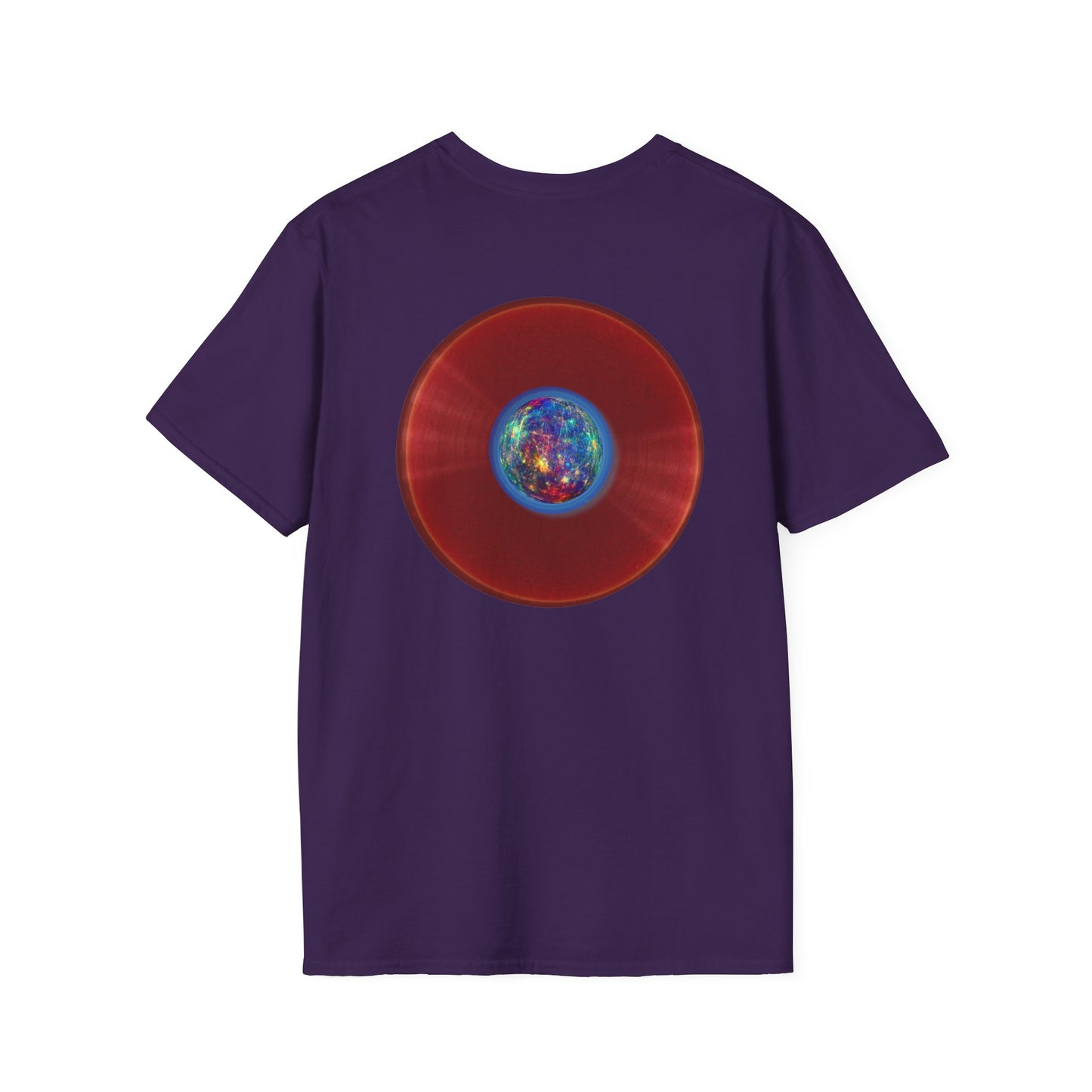 Classic Donut Tee - Unisex Soft-Style - "Donuts of the Gods" - series 1.0 - variant 1 - red donut