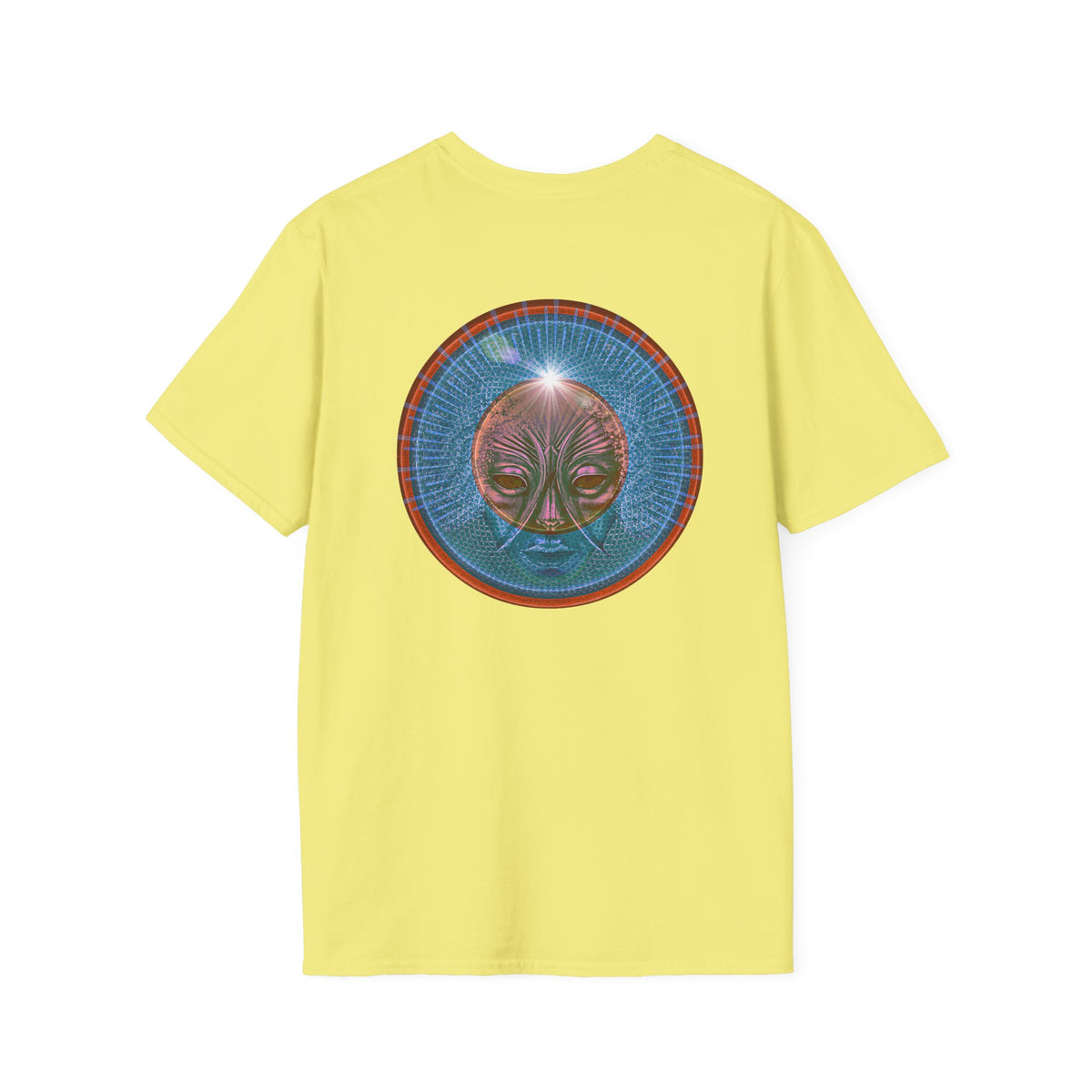 Classic Donut Tee - Unisex Soft-Style - "Donuts: Conjurers of Awesome" - series 1.0  - variant 1 - blue donut
