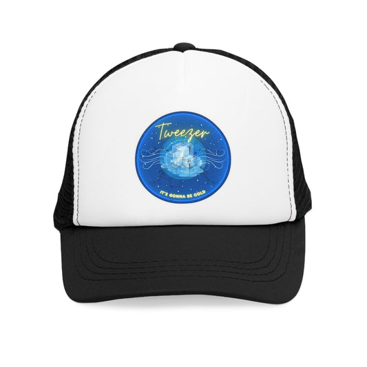 Lumpy Trucker Hat - "The Donut Reprised" - blue donut