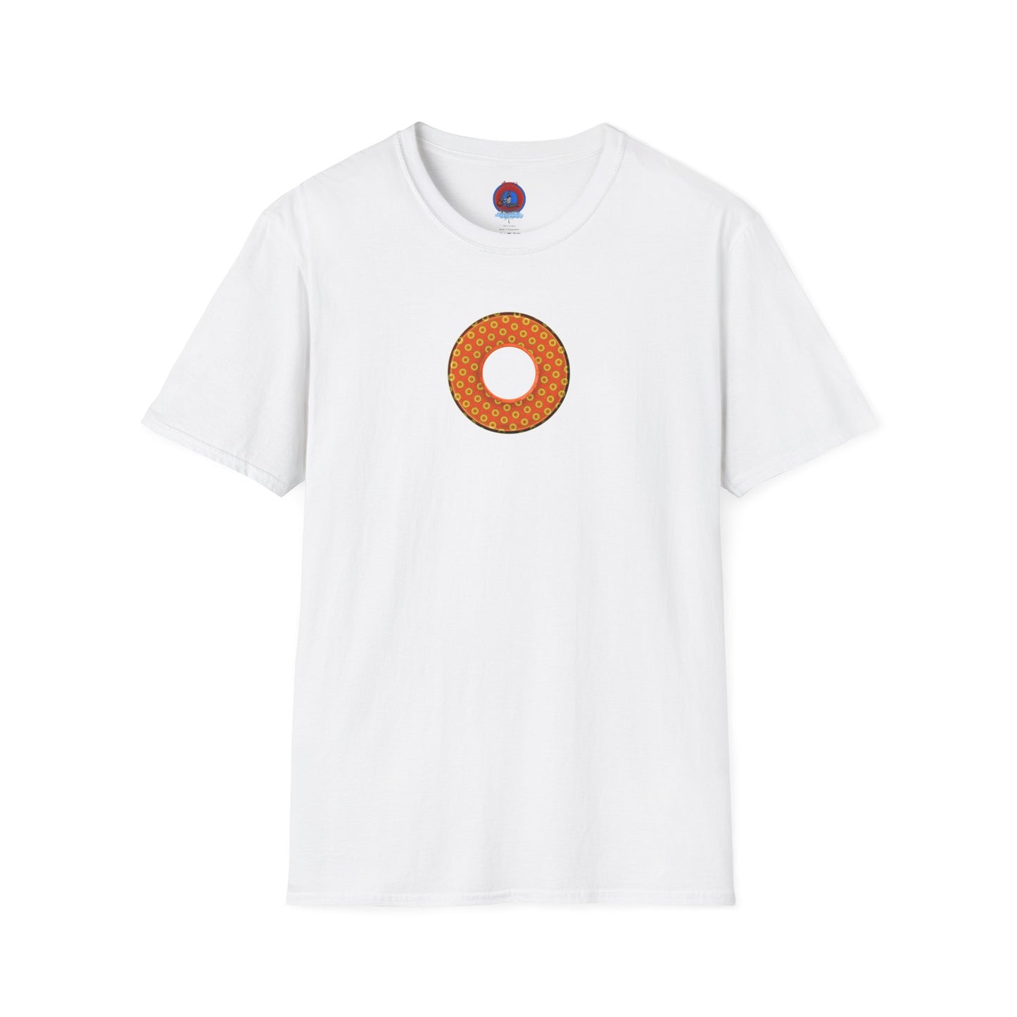 Plain Donuts/Unisex Soft-Style - "Plain Electric Paradoxical Donuts" - gold/orange donuts