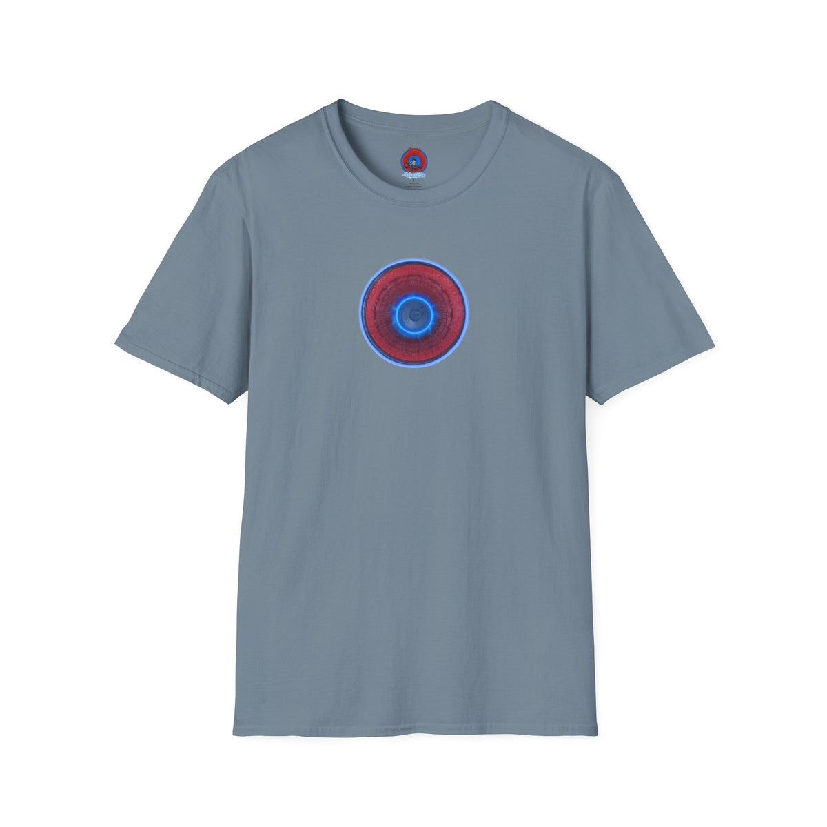 Classic Donut Tee - Unisex Soft-Style - "Homer's Pefect Donut" - series 1.0  - variant 3 - light blue edging