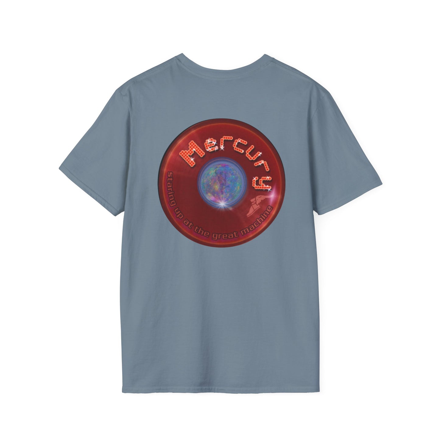 Classic Donut Tee - Unisex Soft-Style - "Donuts of the Gods" - series 1.0 - variant 2 - red donut
