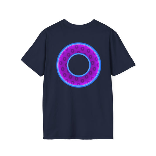 Plain Donuts/Unisex Soft-Style - "Plain Wide Mouthed Paradoxical Donuts" - purple/light royal blue donuts