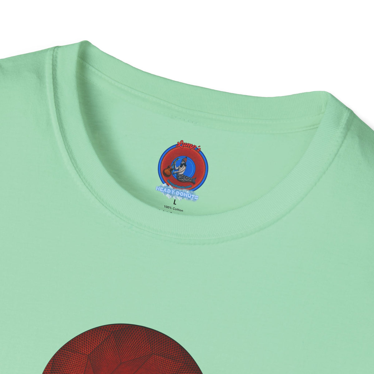 Classic Donut Tee - Unisex Soft-Style - "It's Ice... Cube's Donut" - variant 1 - red cubed donut