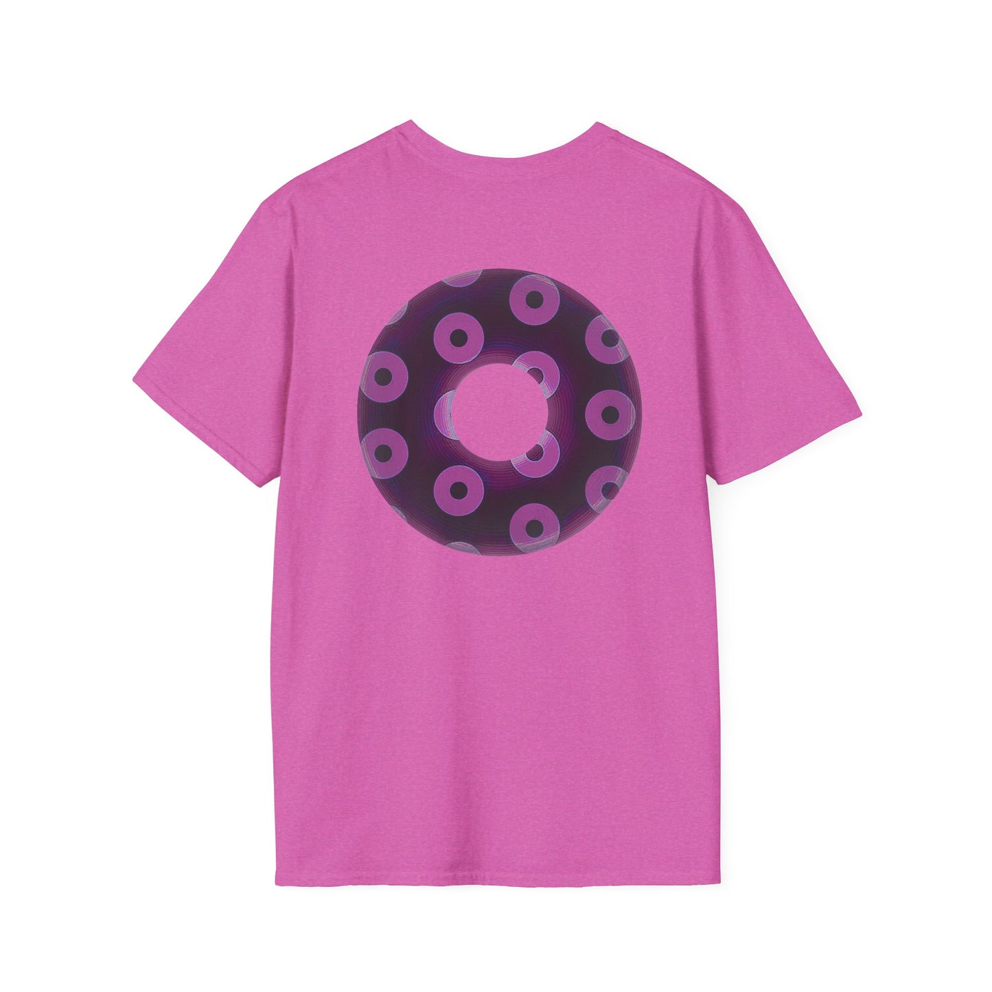 Plain Donuts/Unisex Soft-Style - "Plain Blimpy Paradoxical Donuts" - light purple/red violet donuts
