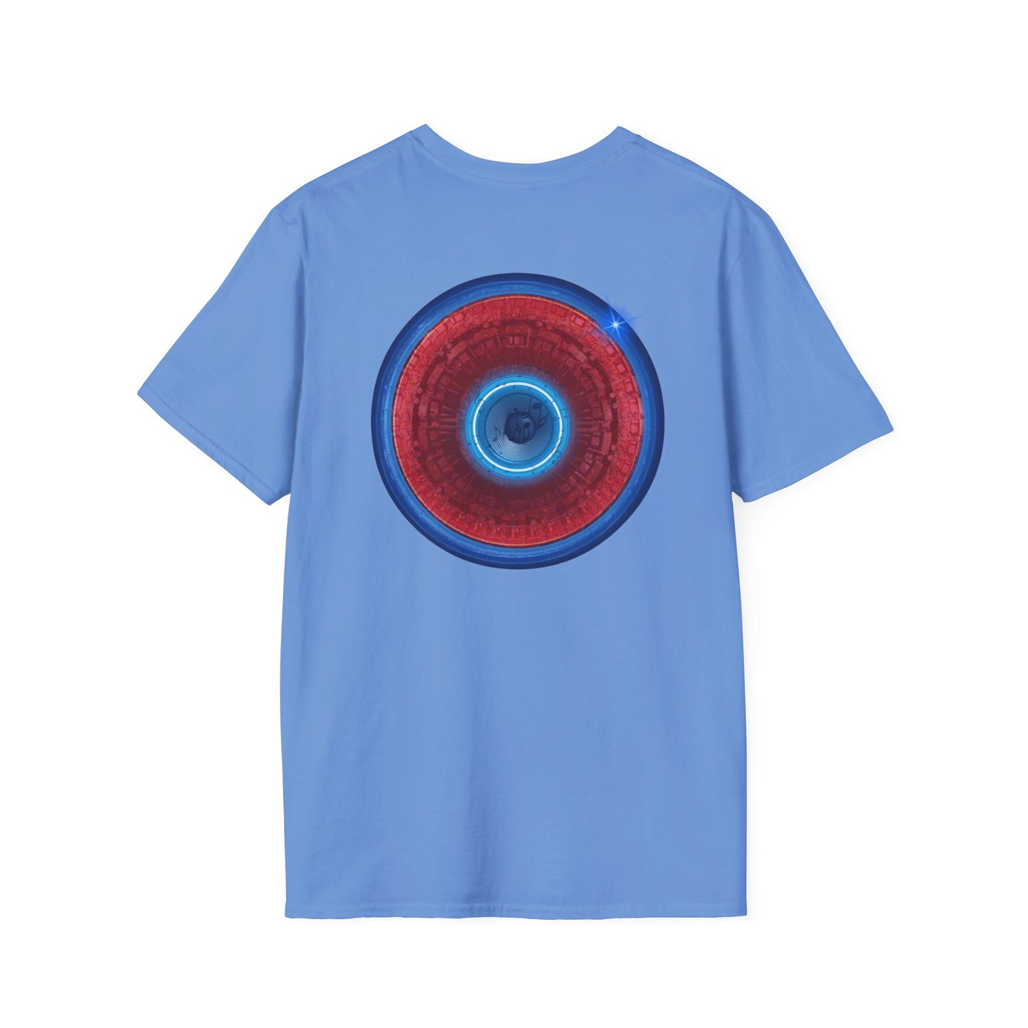 Classic Donut Tee - Unisex Soft-Style - "Homer's Perfect Donut" - series 1.0  - variant 2 - dark blue edging