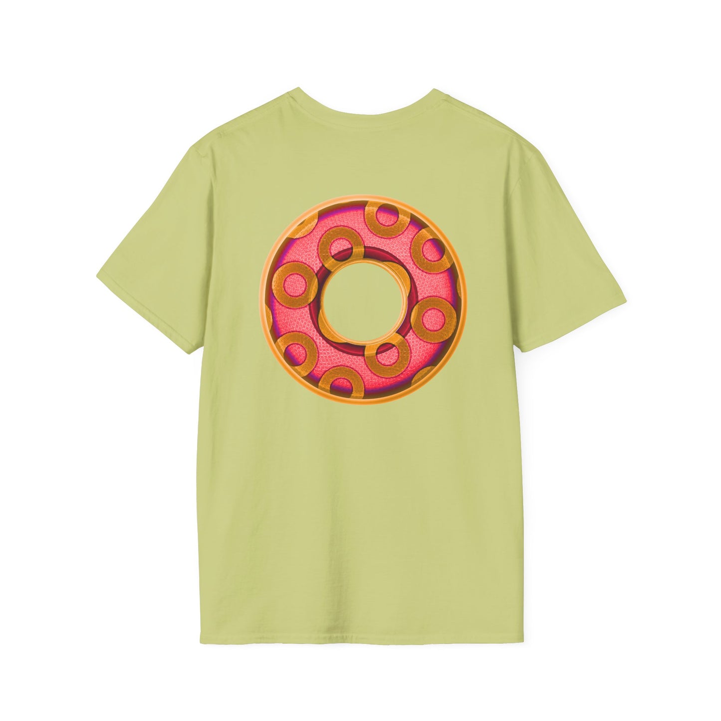 Plain Donuts/Unisex Soft-Style - "Plain Rustic Paradoxical Donuts" - rose/gold donuts
