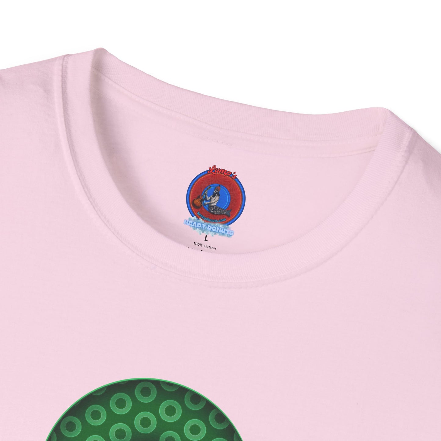 Classic Donut Tee - Unisex Soft-Style - "Patron Saint of Donuts" - St. Patrick's Day Donut - w/whiskey - holiday edition - variant 2