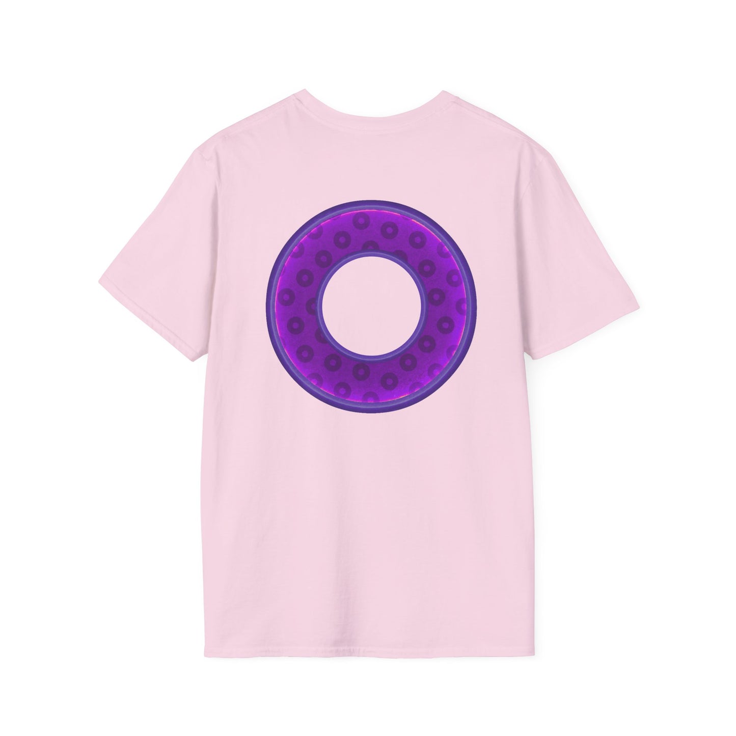 Plain Donuts/Unisex Soft-Style - "Plain Wide Mouthed Paradoxical Donuts" - purple/dark purple donuts