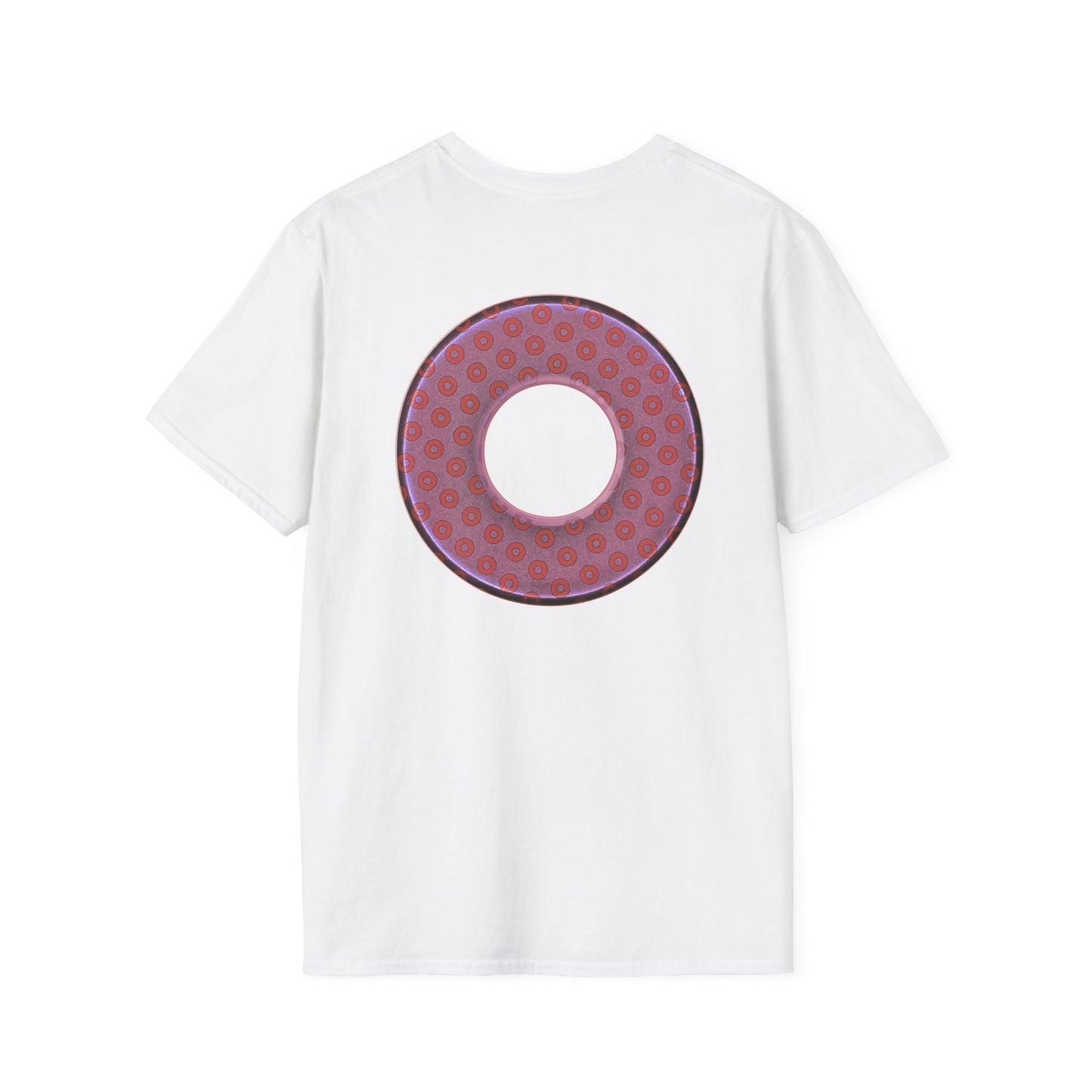 Plain Donuts/Unisex Soft-Style - "Plain Electric Paradoxical Donuts" - pink/mauve donuts