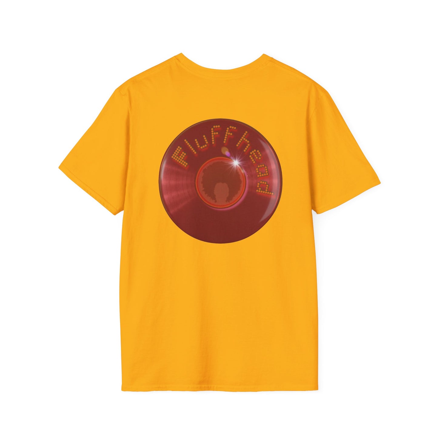 Classic Donut Tee - Unisex Soft-Style - "The Fluffernutter Donut" - series 1.0 - dark red donut